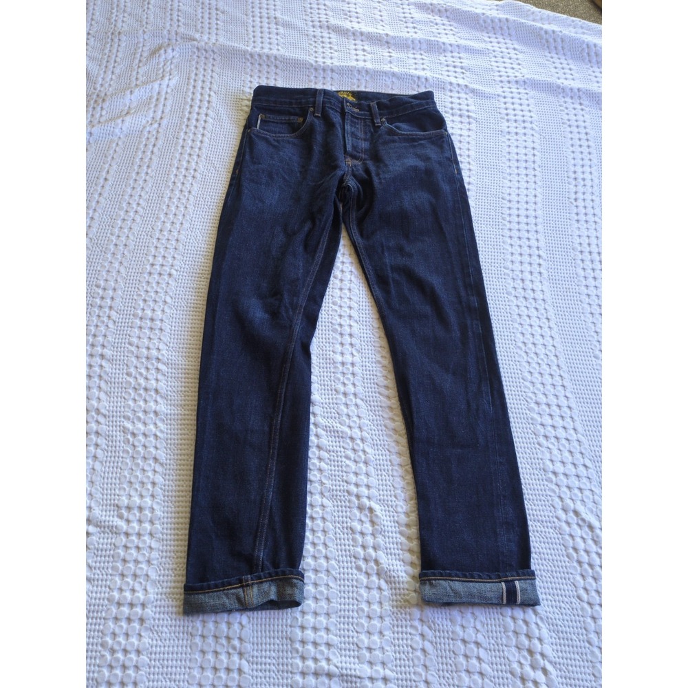 Brave Star Slim Straight Selvedge Jeans READ DESC Sz 31 Blue Dark Wash 31X31
